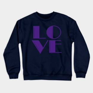 Love with Hearts Crewneck Sweatshirt